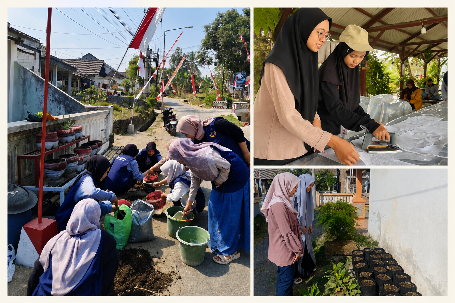KKN IAI Sunan Kalijogo Malang Hadirkan Green House untuk Wujudkan Lingkungan Hijau di Dusun Glongsor